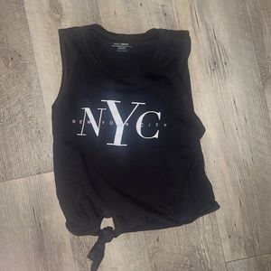 NYC Cropped Tank Top